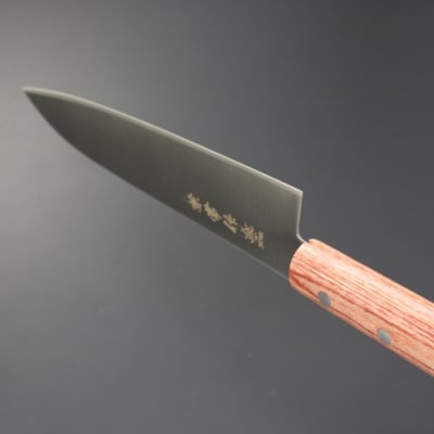 H20-50 兼常作 モリブデン鋼 DSR-1K6 赤合板丸柄 剣型包丁 180mm
