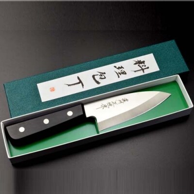 H18-27 出刃包丁120mm 濃州正恒作 モリブデンステンレス鋼(MSD-120) 