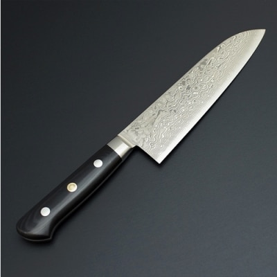 H165-03 フジタケ 粉末ハイス鋼 ダマスカス本鍛造 三徳包丁