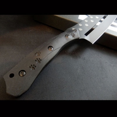 SABINYAIFE KITCHEN3【ブラックブレード】牛刀 サーバルキャットver