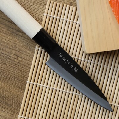 【濃州正宗作　鋼和包丁　小包丁135mm】　H6-125