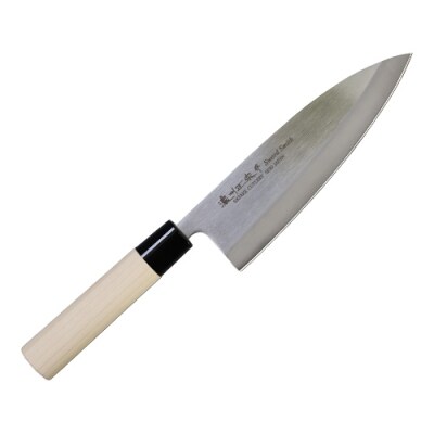 【濃州正宗作　ステンレス和包丁　出刃包丁180mm】　H8-108