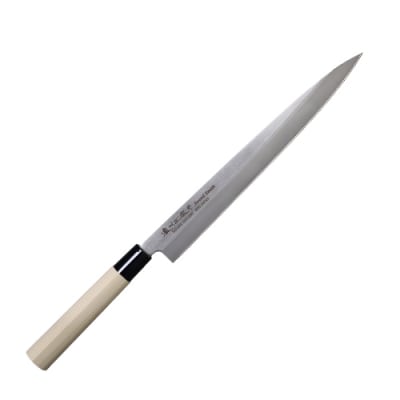 【濃州正宗作　ステンレス和包丁　刺身包丁270mm】　H8-110