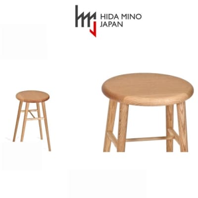 トールスツール/サイドテーブル【オーク材】JCW73025O ONO(D75-03) 