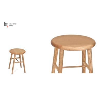 スツール/サイドテーブル【オーク材】JCW73024O ONO(D73-02)