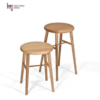 スツール/サイドテーブル【オーク材】JCW73024O ONO(D73-02)