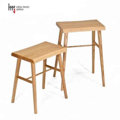 スツール/サイドテーブル【オーク材】JCW73014O ONO