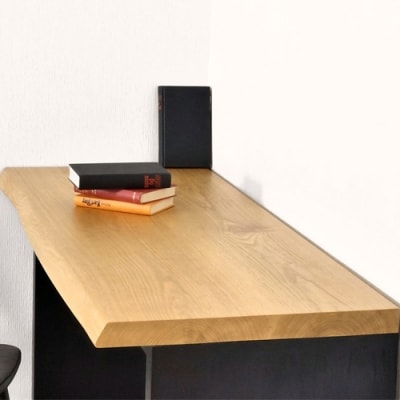 D430-01 B.H. カウンター/デスク【栗+オーク材】 机・在宅勤務にも