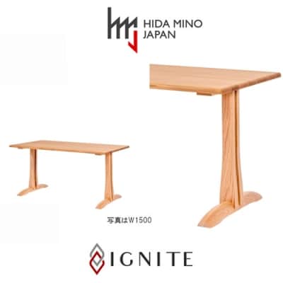 IGNITE テーブル160cm【オーク材】JIG-TCO1160/DL05 PNO
