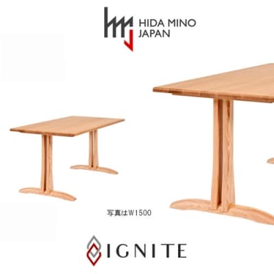 IGNITE テーブル150cm【オーク材】JIG-TCO1150/DLO5 PNO