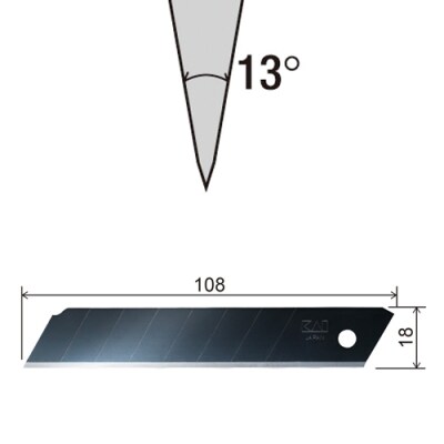 H10-146 ◇貝印 プロ用カッター 本体+替刃(鋭角)セット【大】(L-001+VL-20)