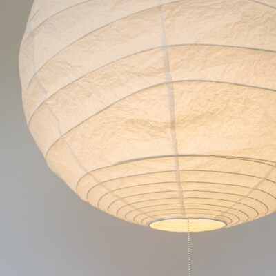 和紙照明【3灯ペンダントライト】真月　SPN3-2101　揉み紙 ～天井照明 和室 ～