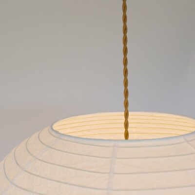 和紙照明【3灯ペンダントライト】真月　SPN3-2101　揉み紙 ～天井照明 和室 ～