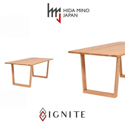 IGNITE テーブル180cm【オーク材】JIG-TTO1180/DLO3 PNO