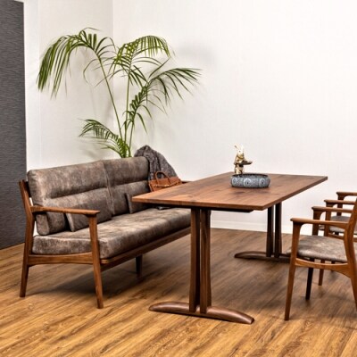 IGNITE ソファー2人掛け【ウォルナット材】JIG-LSW193-20 PNW/Dエームマスター