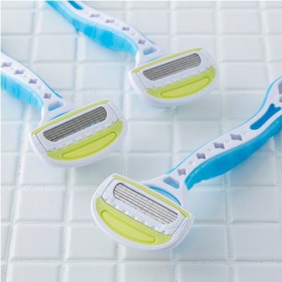 <5枚刃使い捨てカミソリ>■アクアフィット 6本(2本入×3個)◇貝印 H5-204