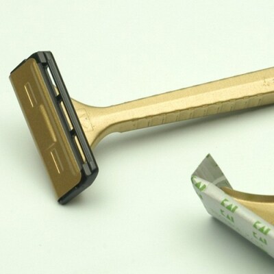 ＜ひげ剃り用カミソリ＞■T型ゴールドステンレス　SM 50本(10本入×5個)◇◇貝印 H5-208