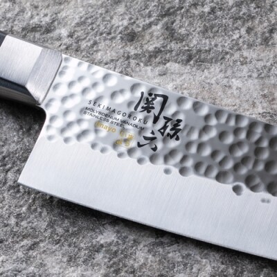 <職人の技巧を連想させる追目模様包丁>■関孫六 いまよう 三徳165mm◇貝印H15-44
