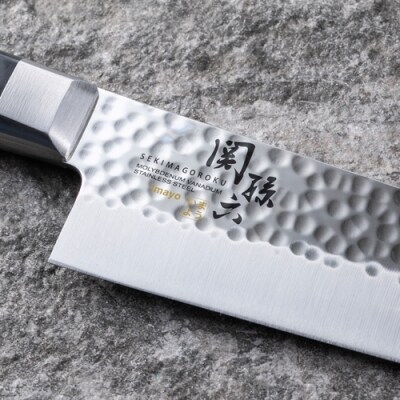 <職人の技巧を連想させる追目模様包丁> H14-31 ■関孫六 いまよう 牛刀180mm◇貝印