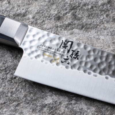 ＜職人の技巧を連想させる追目模様包丁＞ H14-31 ■関孫六 いまよう 牛刀180mm◇貝印