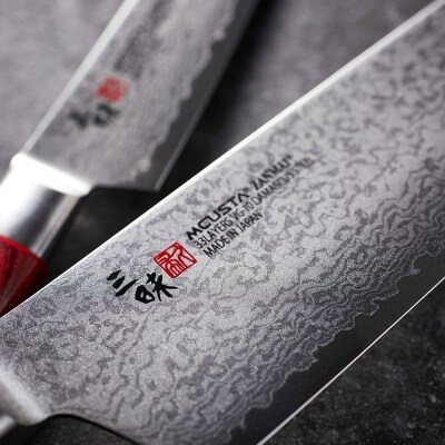 三昧 【菜切包丁(165mm)】 クラシック　プロ　ダマスカス　紅蓮