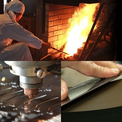 三昧 【菜切包丁(165mm)】 クラシック　プロ　ダマスカス　紅蓮