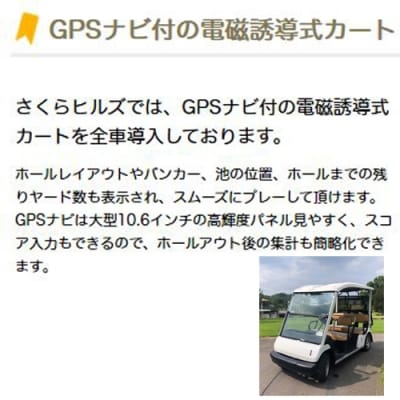 ゴルフプレー券 土日祝 トーシンさくらヒルズ 1名 おひとり様