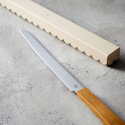 H14-40 【左利き用】morinoki パン切りナイフ 志津刃物製作所