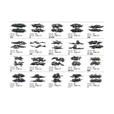 刀装具 目貫 真鍮古美 濃州堂 H12-29 日本製