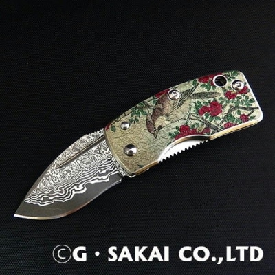 浮紋-UKIMON-ダマスカス 【山茶花(さざんか)】