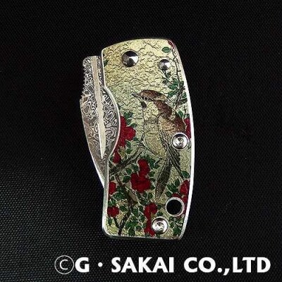 浮紋-UKIMON-ダマスカス 【山茶花(さざんか)】