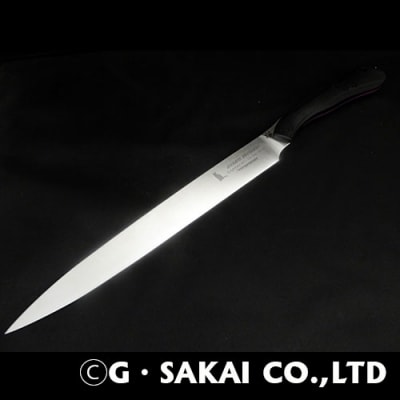 NYAIFE KITCHEN 刺身包丁 ブラック/パープル シャムネコver