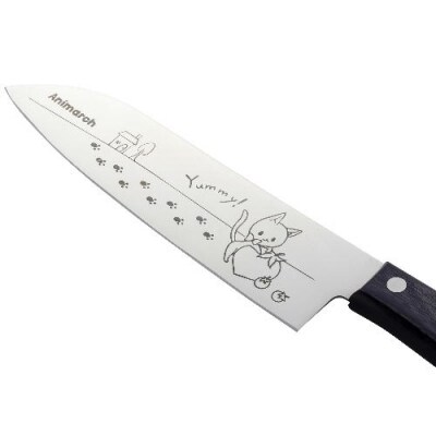 Animarch　ねこ　三徳包丁　H8-15