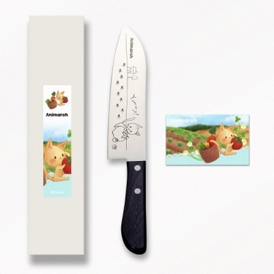 Animarch　ねこ　三徳包丁　H8-15