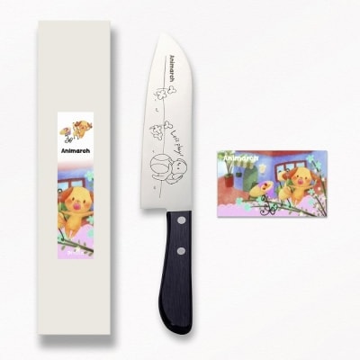 Animarch　いぬ　三徳包丁　H8-16