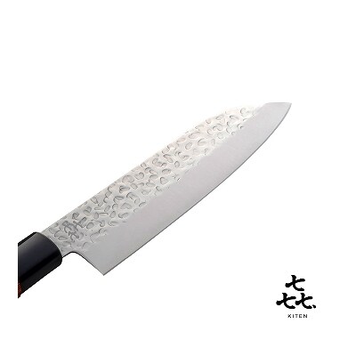 「.」　KITEN  槌目　三徳包丁　H10-94