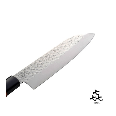 「㐂.」KITEN  槌目　三徳包丁
