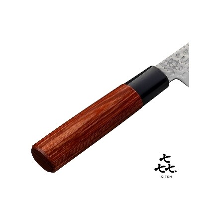 「.」　KITEN  槌目　三徳包丁　H10-94
