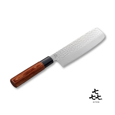 「㐂.」KITEN  槌目　菜切包丁