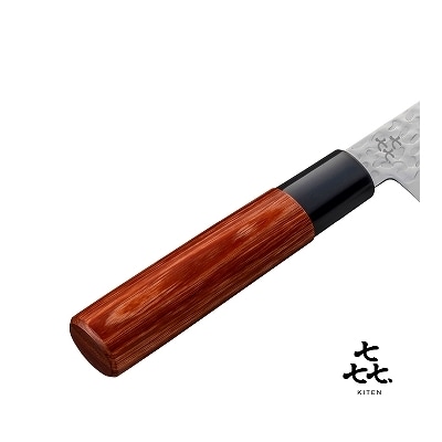 「㐂.」KITEN  槌目　菜切包丁