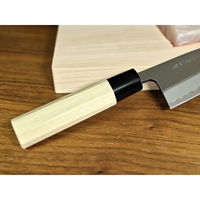【濃州正宗作】 鋼和包丁 出刃包丁(専用砥石+研ぎ方DVD付き)【飛騨美濃すぐれもの認定】