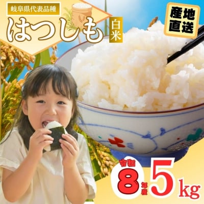 令和8年産 ハツシモ【白米】5kg 数量限定 M8