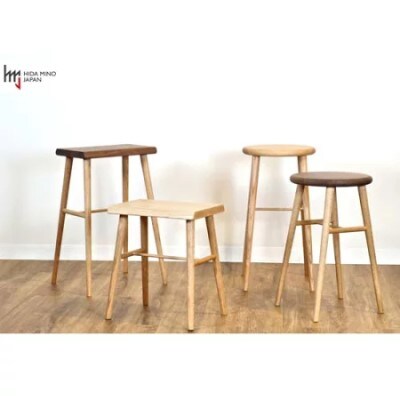 ハイスツール/サイドテーブル【オーク材】JCW73026O ONO