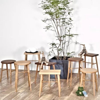 ハイスツール【栗+オーク材】 JCW-73006XOK ONO+K