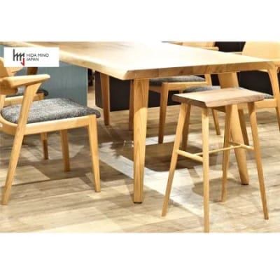 ハイスツール/サイドテーブル【オーク+ウォルナット材】JCW73016X ONO+W