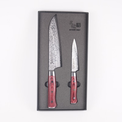 三昧 クラシック プロ 紅蓮 包丁2点セット(三徳180mm&ペティ110mm)