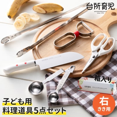 H25-99　台所育児　【右利き】スターター5点セット DIG-501