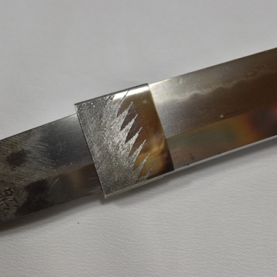 【職人技】ハバキ製作(銀一重)【日本刀・刀装具】　( 濃州堂 )