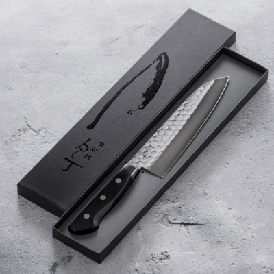 虎徹 ヤスキハガネ青紙2号 三徳包丁 180mm(安田刃物)H45-27 