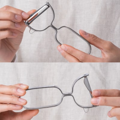 ピーラー 斜め刃 オールステンレス 食洗機対応 キッチン用品 便利グッズ 関市